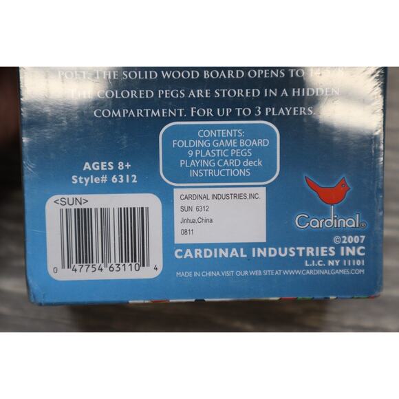 NEW Cardinal Industries Deluxe High-quality Solid Wood Folding Cribbage Set - Picture 8 of 12